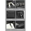 Double Layer Pet Carrier Bag Large Space Portable Outdoor Travel Silent Easy Fit Two Cats Foldable Oxford Fabric Pet Bag