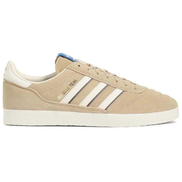 Adidas Originals Gazelle Team Football Pack Low Top Comfortable Versatile Sneakers Unisex Sneakers Beige JH8825