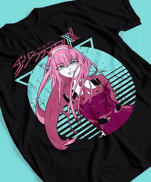 Zero Two Darling Unisexga AUnisexe Waifu TShirt Unisex 4 S