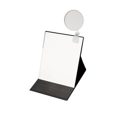 Napure Reflects True Skin Folding Mirror with 5x Makeup Great Gift for Respect for the Aged Day Mirror, Tone, Magnification, Large, Black, Mirror,