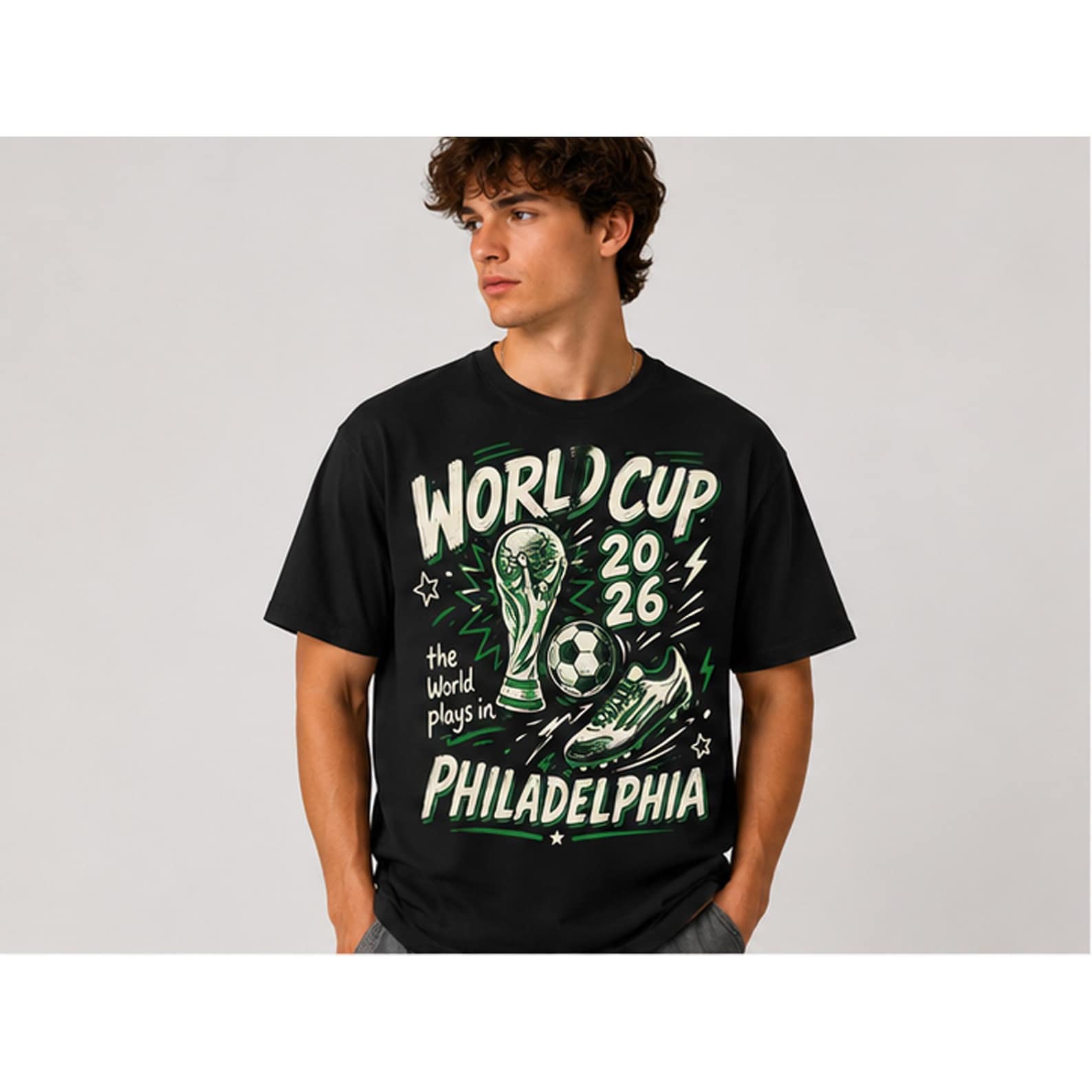 2026 WC in Philadelphia DTF Printed Gildan T-Shirt, Sweatshirt and Hoodie 3XL