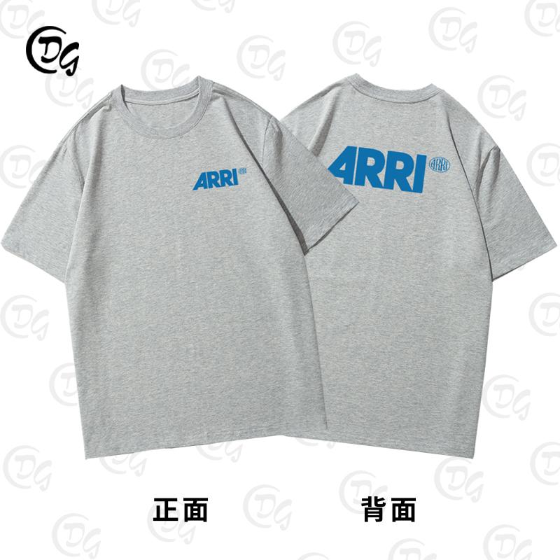 2025 Arriflex Short Sleeve T-shirt Men's and Women's Half Sleeve Cinematography Working Clothes Summer High Quality Men Clothing