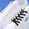 Durable Polyester Flat Shoelaces for Casual Shoes and Sneakers - Set of 2 Pairs In Multiple Solid Colors
