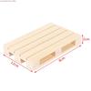 Mini Houten Pallet Drank Onderzetters Voor Warme En Koude Dranken Pot Kussen Craft Decoratie