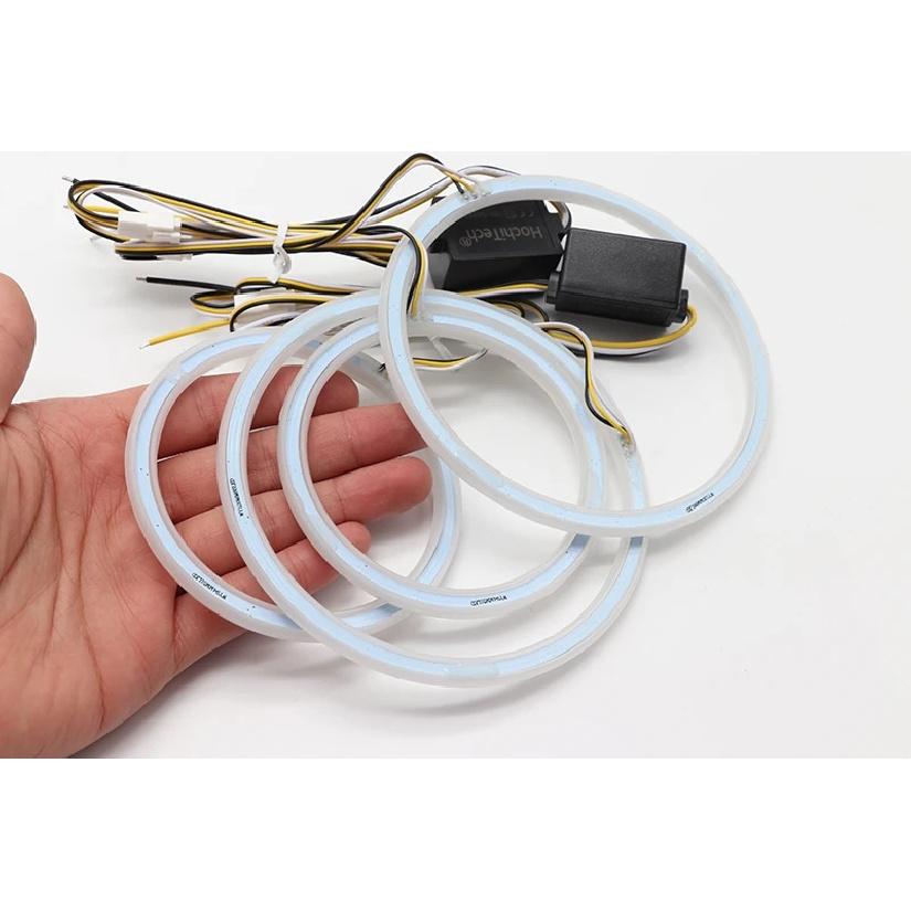 High Quality SMD Cotton Light Switchback LED Angel Eye Ring Kit For BMW E30 E32 E34 Car Accessories