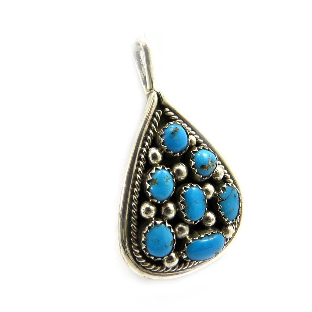 Les Trésors De Lily [E5538] - Parure Argent 'Navajos' Turquoise