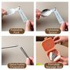 3/4Pcs Detachable Chopstick Mini Folding Cutlery Set Portable Folding Tableware  Outdoor Activities