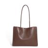 Women's bags, underarm bags, genuine leather tote bags, women's fashion commuter bags, large-capacity shoulder bags, textured large-capacity bags.