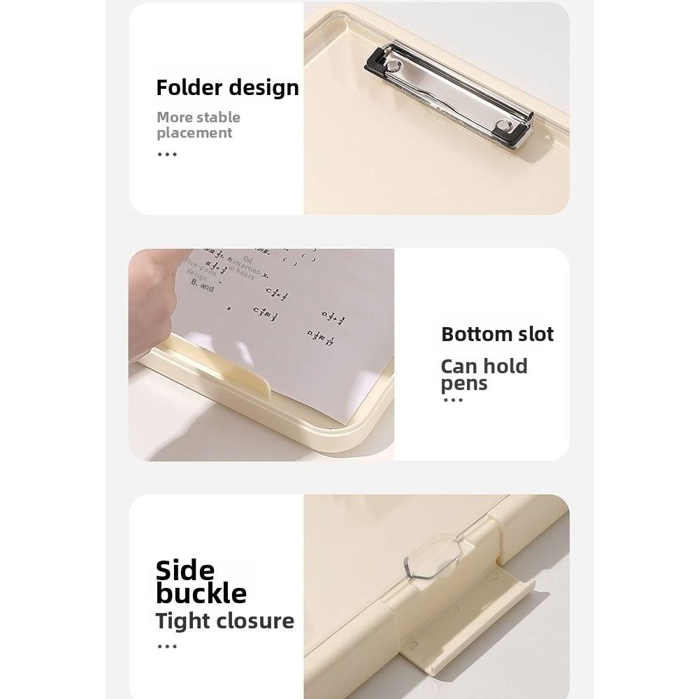 Double Layer A4 Clipboard with Storage Document Organizer Document Folder  Office Use