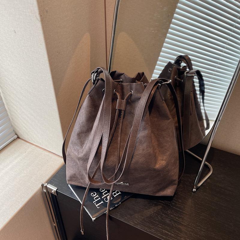 Fashion Large-capacity Bag Women's New Casual Versatile Multi-functional Backpack Single Shoulder Bucket Bag