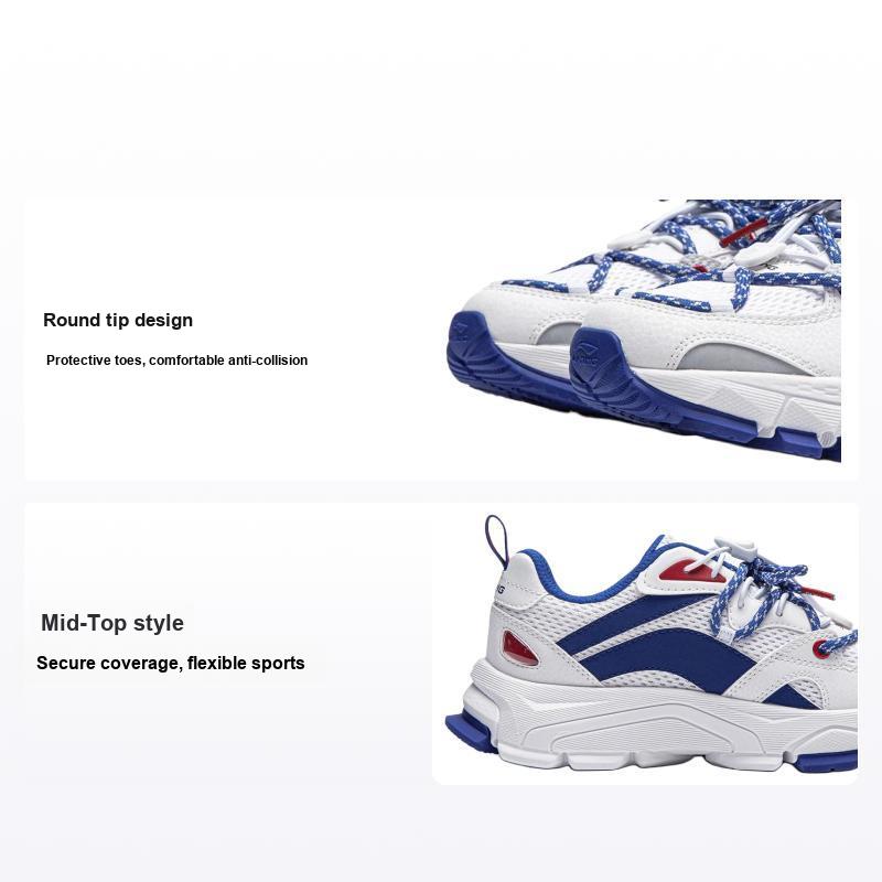 Li-Ning Cloud Mid-Top Kids Casual Shoes Kids Casual Shoes Белый Синий YKCT170-11 35