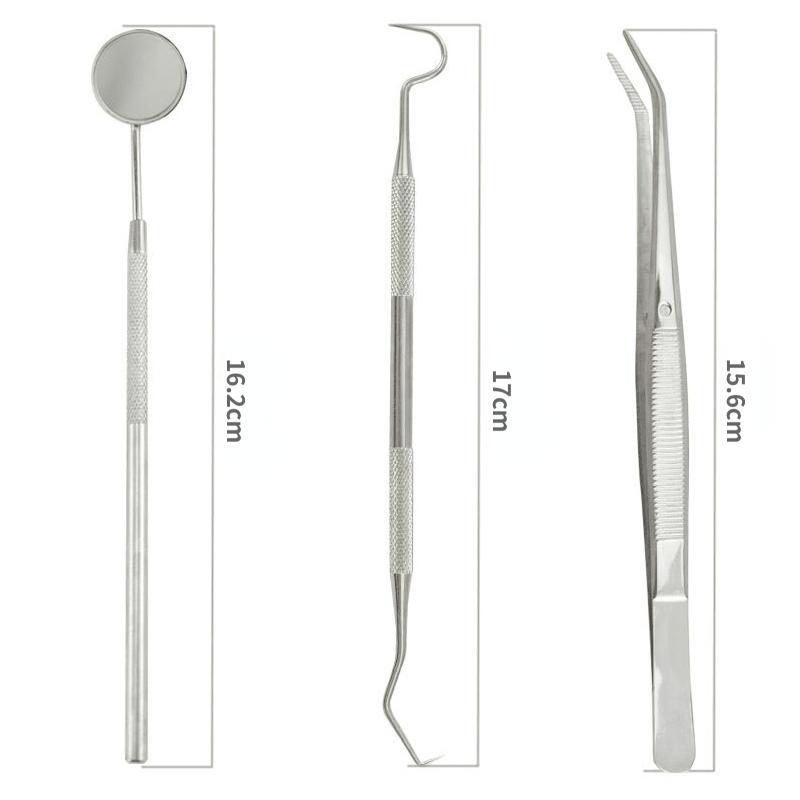 Durable And Safe Basic Dentist Prepared Tool Box 304 Stainless Steel Dental Tools Kit Dental Mirror Probe Tweezer Dental Oral Care Instrument