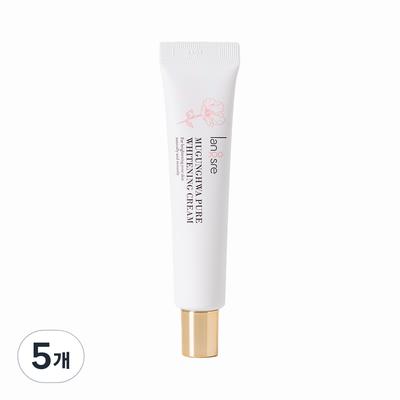 Lansre Rose of Sharon Pure Whitening Aufhellende Tone-Up-Creme 40 ml, gemischte Farben, 5 Stk.