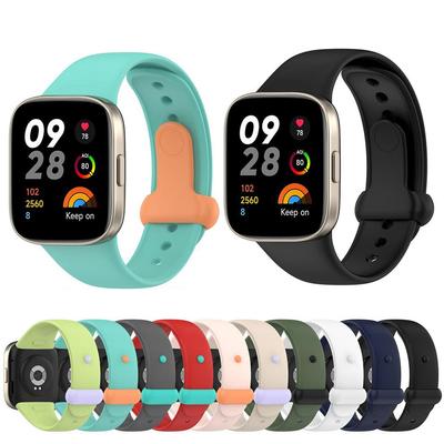 Silikonowy Pasek Do XiaoMi Redmi Watch 3 Akcesoria Zamienny Pasek Miękki sportowy pasek bransoleta Correas Redmi watch 3 pasek