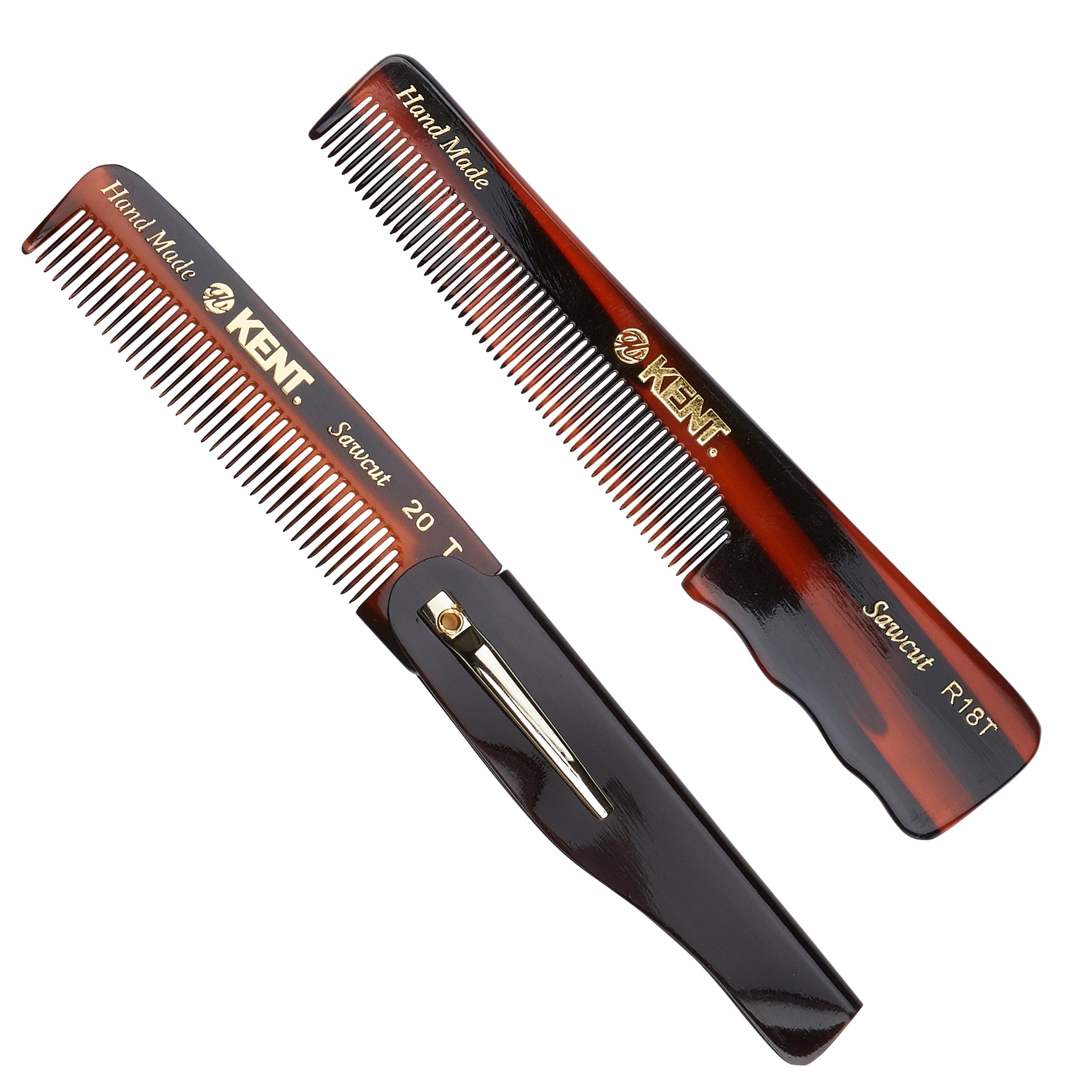 

Набор из 2 расчесок для волос ручной работы с ордером британской королевской семьи GBKENT R18T-20T