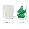 Christmas Snowman Silicone Candle Mold DIY Snowman with Snowflake Christmas Tree Star Aromatherapy Candles Gypsum Holiday Decor
