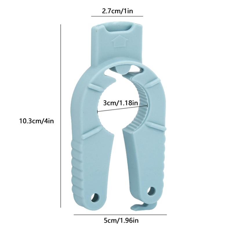 2Pcs Multi Bottle Opener Plastic Can Opener Water Bottle Gripper Jar Lid Remover Pull Tab Soup Outdoor Tableware