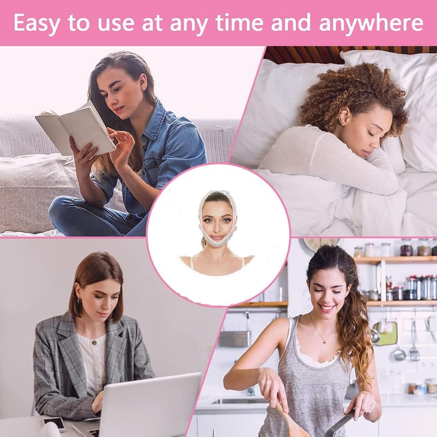 Face Slimming Bandage Breathable V-Line Face Shaper Women Cheek Lift Up Double Chin Reduce Anti Wrinkle Facial Massager Strap Face Skin Care Tools