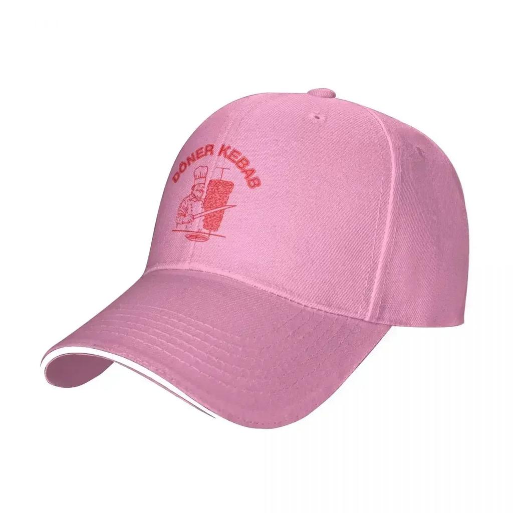 Doner Kebab Graphic Baseball Cap Casual Funny Sandwich Caps for Unisex Women Breathable Dad Hat Running Golf
