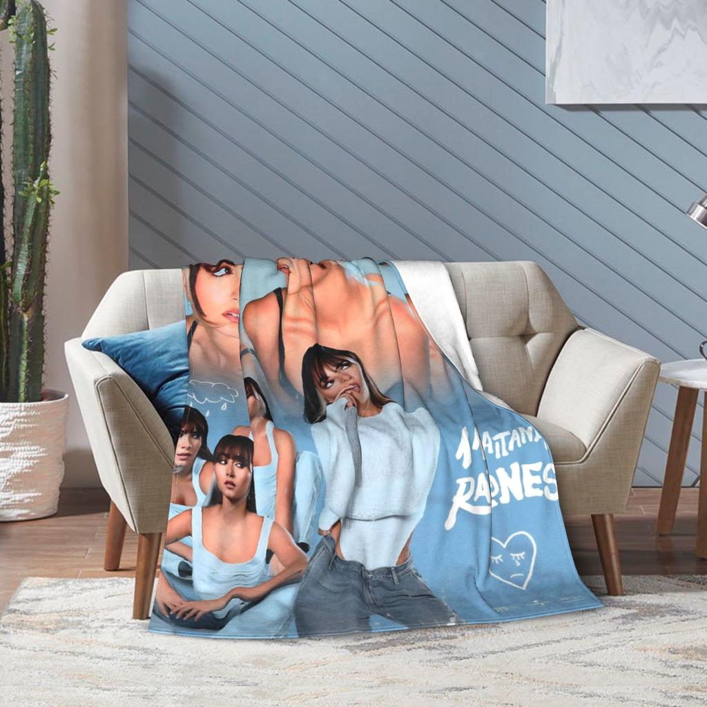 Aitanaed Singer Alpha Album Blanket Warm Cozy Fluffy  Throw Blankets for Bed 50x60 Inch Multiple Sizes Bedding Throws