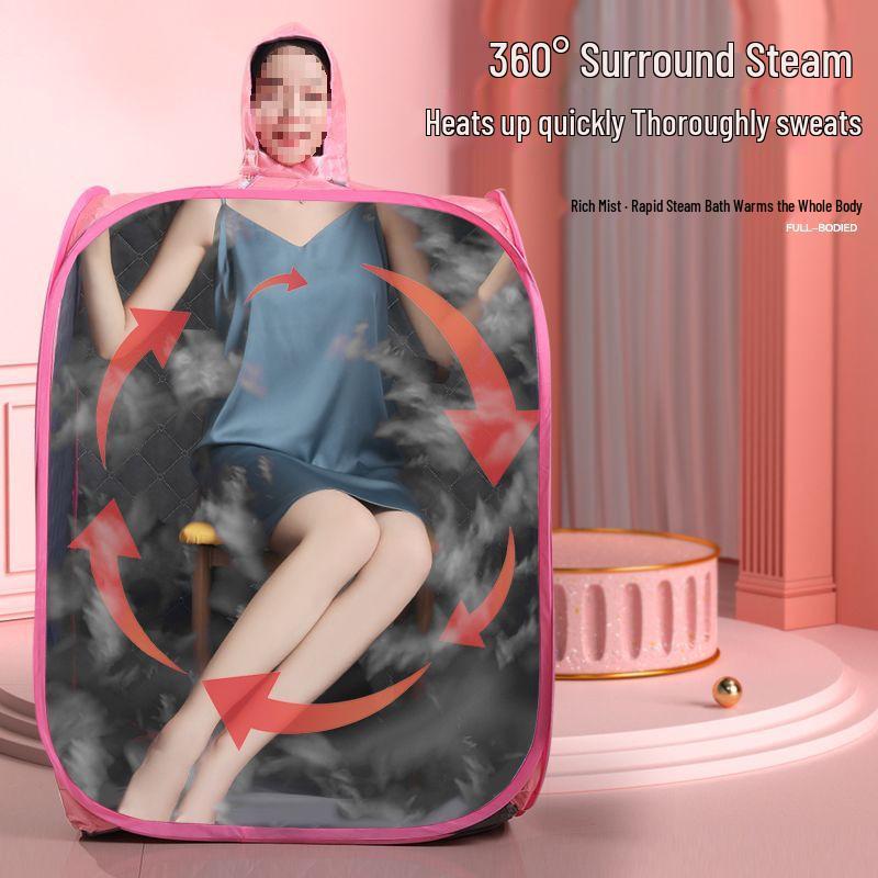 New Foldable Home Sauna: Full Body Sweat Steam Box for Postpartum Recovery