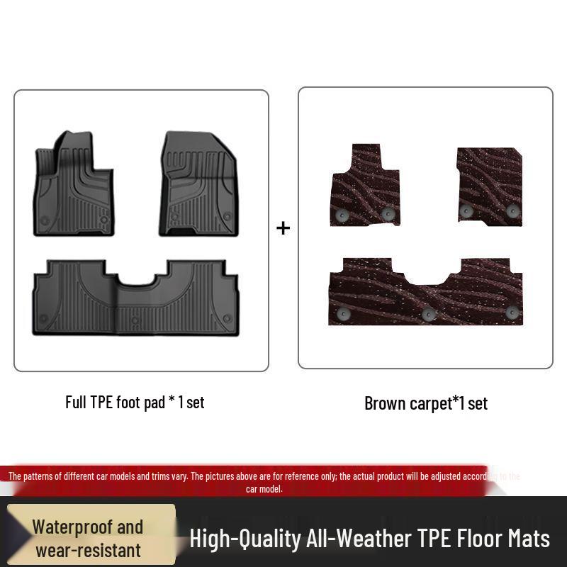 Custom TPE Floor Mats for Mercedes-Benz GLC Models (GLC300L, GLC260L, GLC200)
