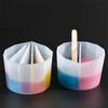 Pour Split Cup Silicone Epoxy Mix for Paint Pouring Cups DIY Acrylic Paint Resin Mold Fluid Art Jewelry Making Tools