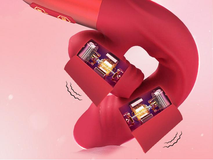 V2 Smart Female Vibrator: Electric Telescopic Massage & Erotic Tongue AV Stick
