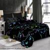 Set Copripiumino Gatto Cartone Animato Stampa 3D Coperta Trapunta Tre Pezzi Stampa Letto
