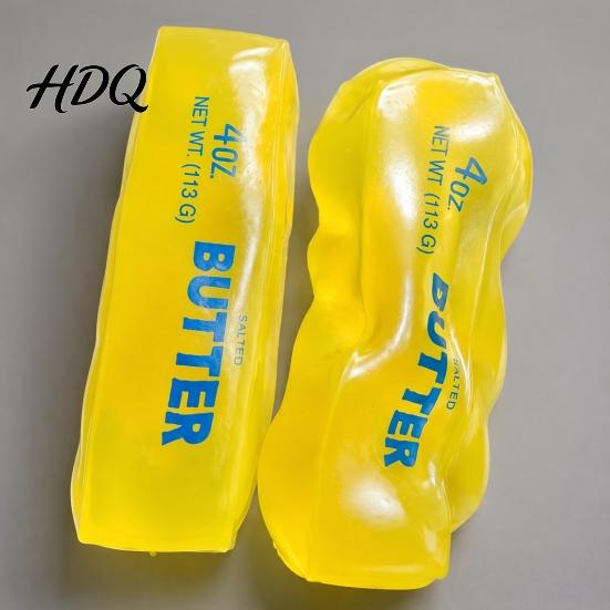 Office Desk Stress Toys Shapeable Butter Stick Squeeze Toy, No Rebound Relief Stretchy Toy Bar Soft Shaped Fidget for Relaxation Tool