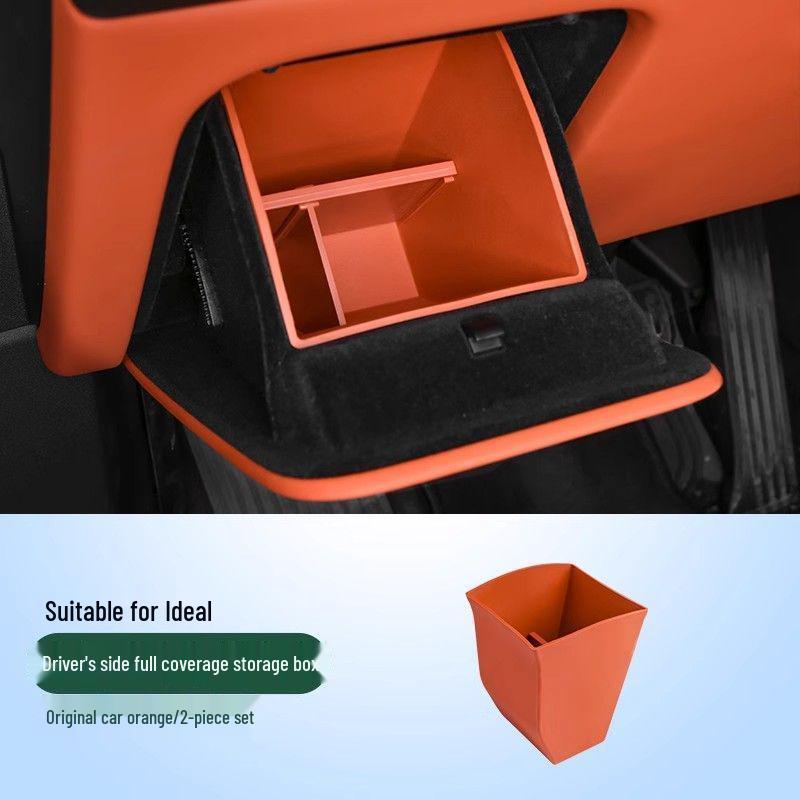 

Ideal Driver & Passenger Lower Storage Box: Black Tech Car Interior Accessory. Ideal L Series - Expert s Choice