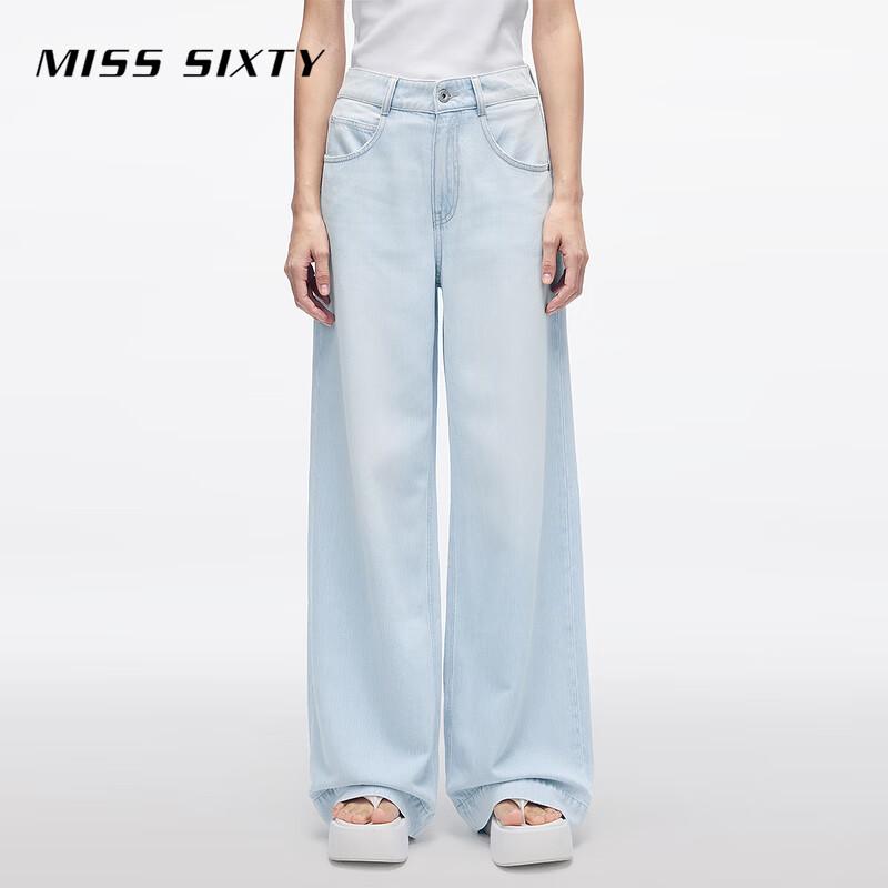 

MISS SIXTY 2025 Весенние Свободные Джинсы Широкие Прямые Со Средней Посадкой 29