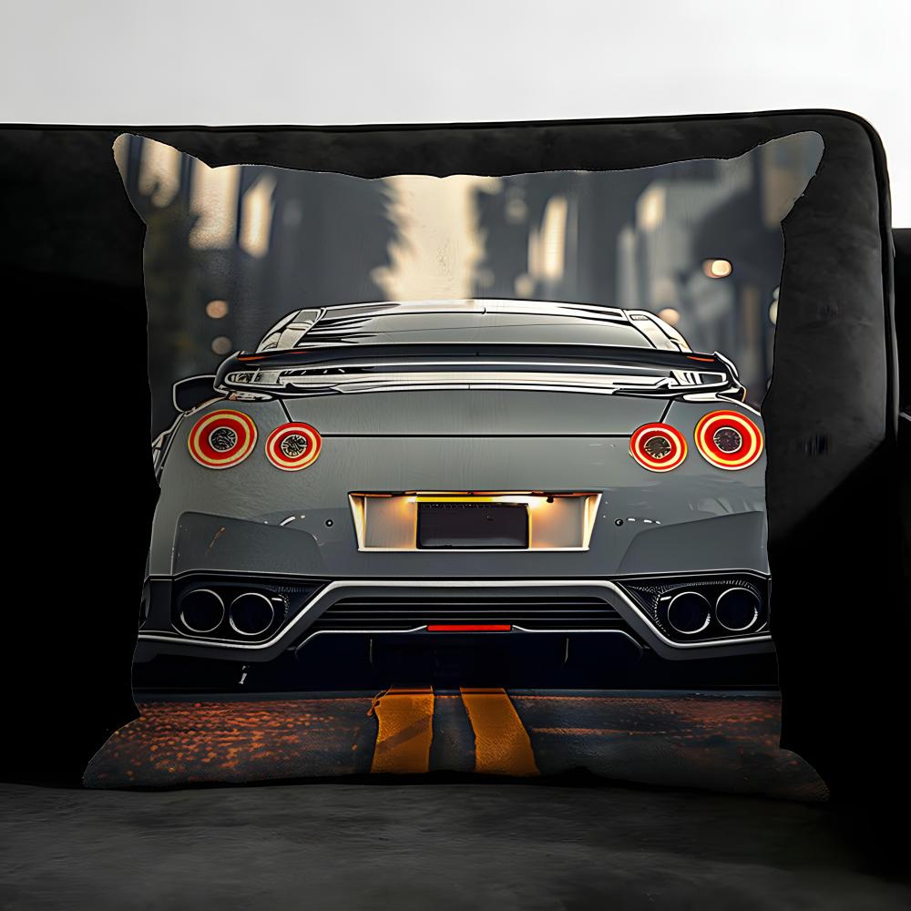 Car Cool Cushion Cover Pillowcase Ultra Soft Skin Friendly Fabric Cloud Like Comfort & Concealed Zipper