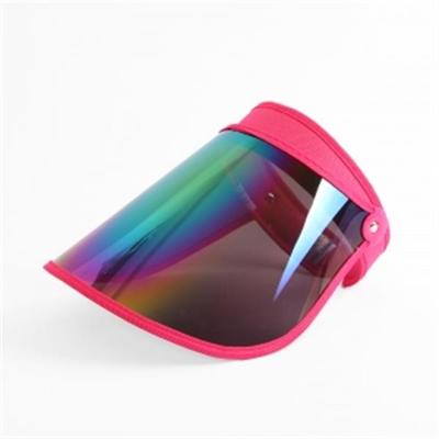Boné de sol com viseira que bloqueia os raios UV (vermelho) / Chapéu com proteção UV