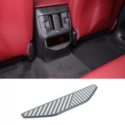 Black Steel Rear Air Vent Lower Air Vent Mesh Cover Trim For BMW X3 G45 2025+