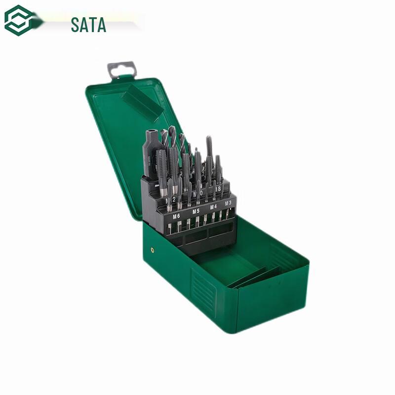 SATA 22-Piece High-Speed Steel Tap & Drill Set