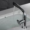 TLXT Leaf Gunmetal Grey Rotary Basin Faucet