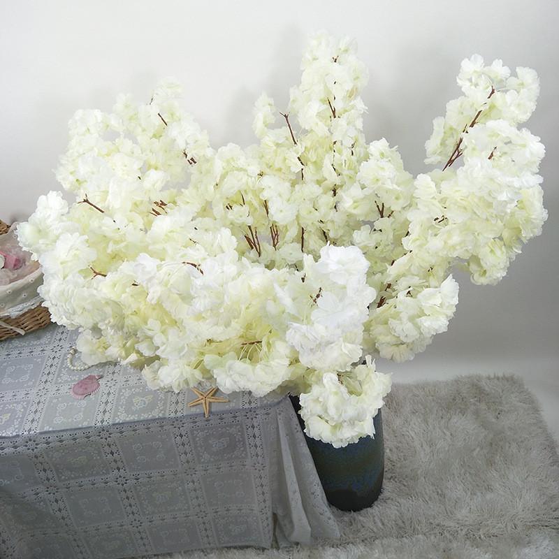 Cherry Blossom Artificial Stems Floral Arrangement Decoration Props Photography