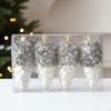 4 Stück Zapfen Ornament Weihnachtsbaum Hängedekoration Sammlerstück Dekorative Weihnachtsanhänger für Innen