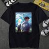 The Summer Hikaru Died Graphic T Shirts Tome Hikaru Yoshiki Anime Shirt Cheap Material Polyester Crewneck Casual Youth Unisexs