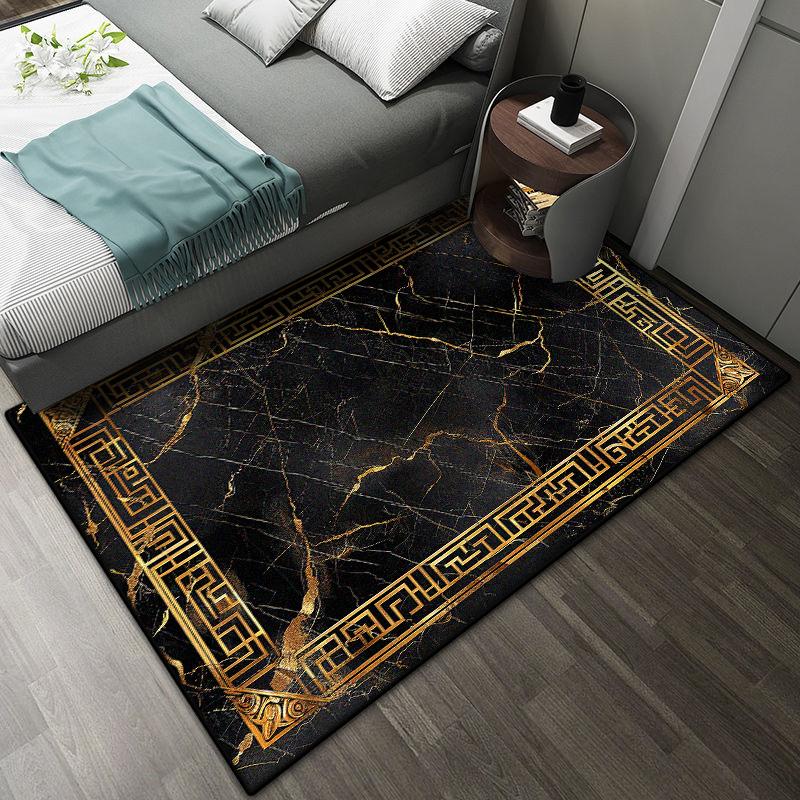 Large Living Room Carpet Modern Non-slip Decoration Bedroom Luxury Rug Easy Clean Room Decoration Home Mats Bedside Mat Washable