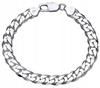 Men' Silver Bracelet THICK Silver 925 Bracelet FULL Pancetka 13mm