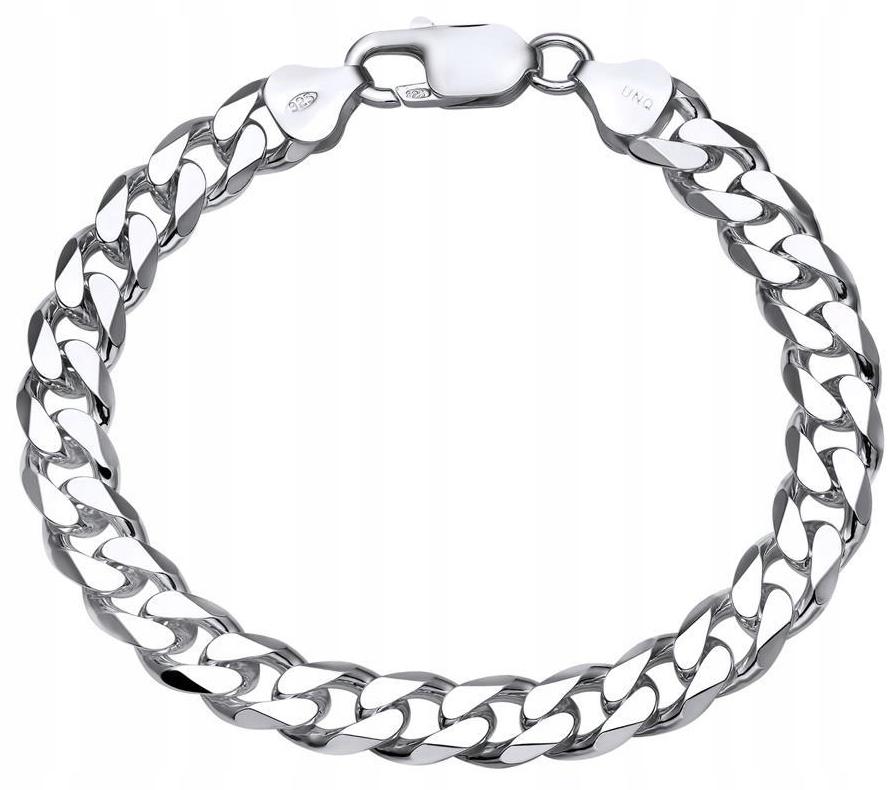 Men' Silver Bracelet THICK Silver 925 Bracelet FULL Pancetka 13mm