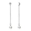 925 Sterling Silver Earrings for Women Original Charm Double Hoop Earrings Pave CZ Fine Engagement Anniversary Jewelry E557
