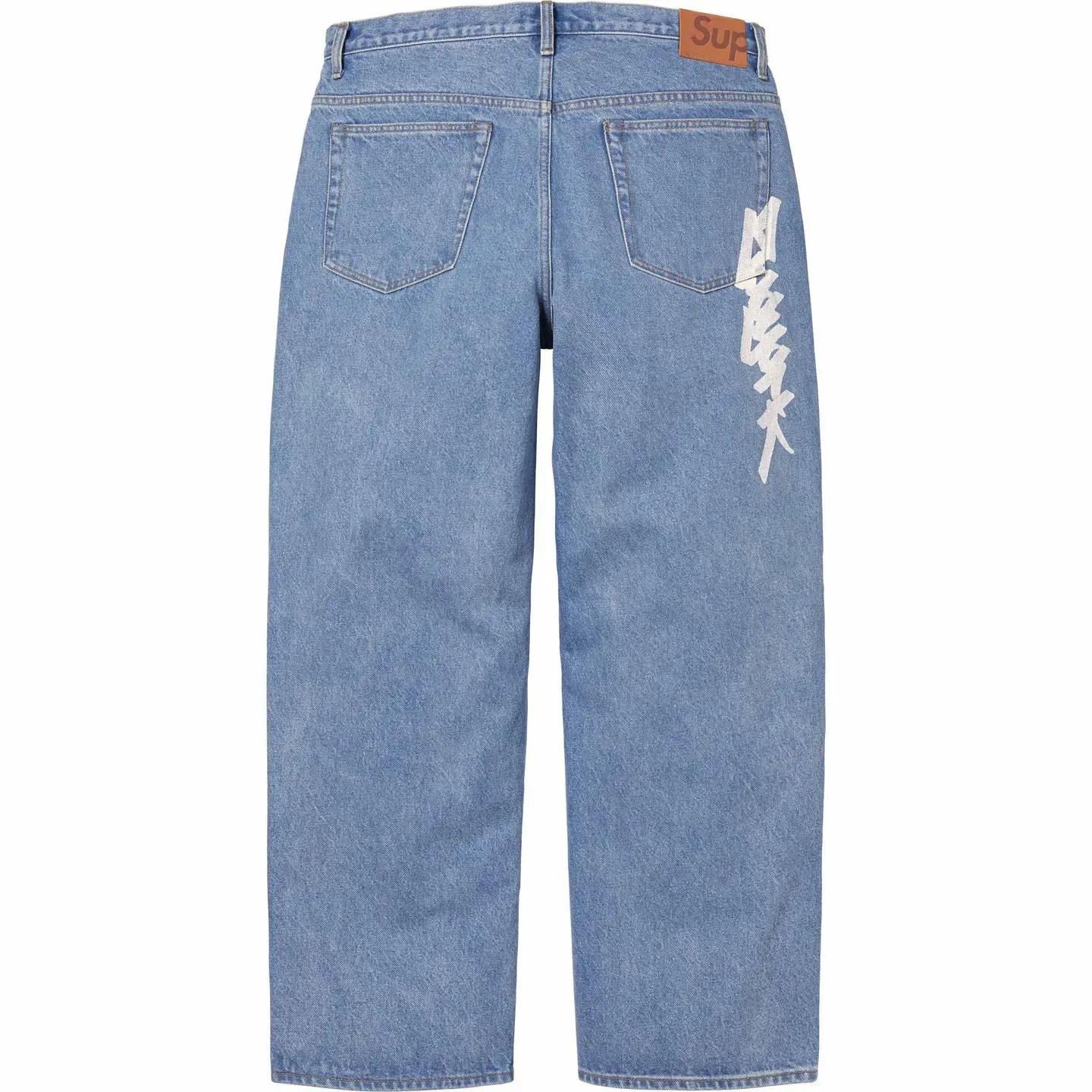 Supreme Zoo York Baggy Jean Washed Indigo 32