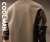 Luxury 300g Heavyweight Men's Henley Collar Pleated Hoodie - Autumn American Trend T-Shirt with Long Sleeves