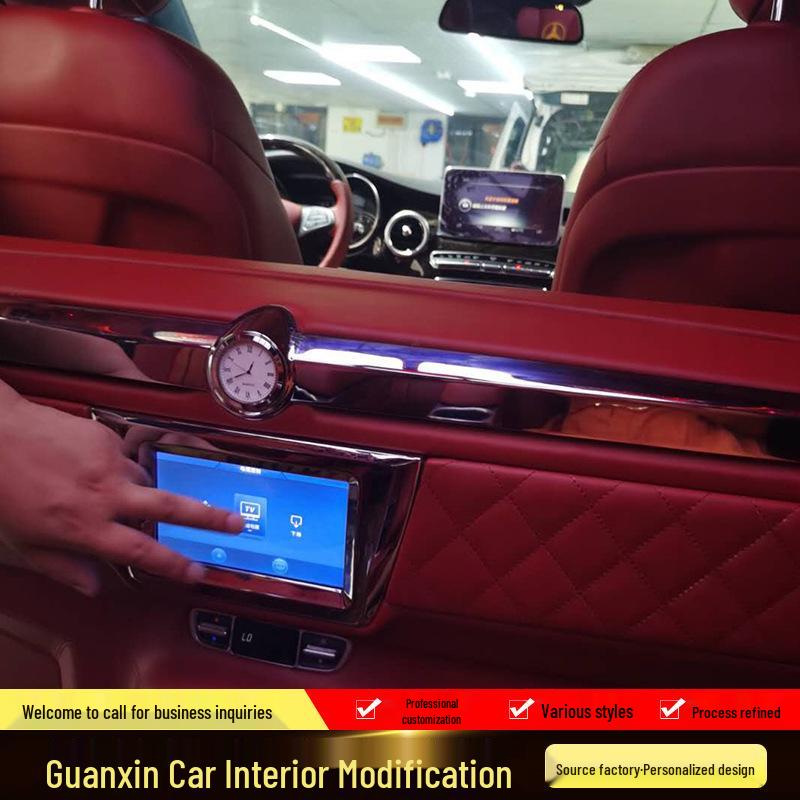 V260L Car Interior Renovation In Red Style
