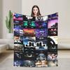 Jul French Rapper Album Warm Comfy Blanket For Chair Sofa Bed Novelty Throw Blanket Spring Travel Office Flannel Bedspread