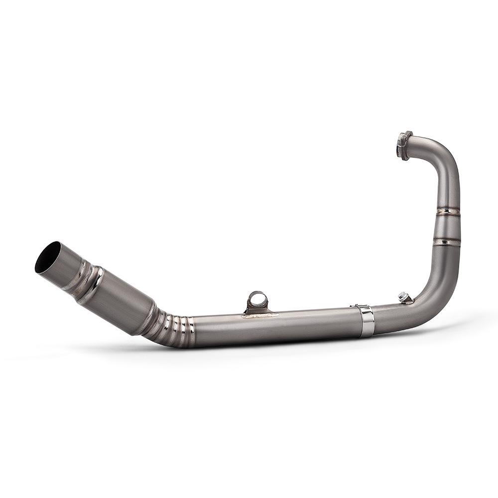 Motorcycle Kayo 450 Rally Drum Backpressure Front Exhaust Pipe for Original Rear Section