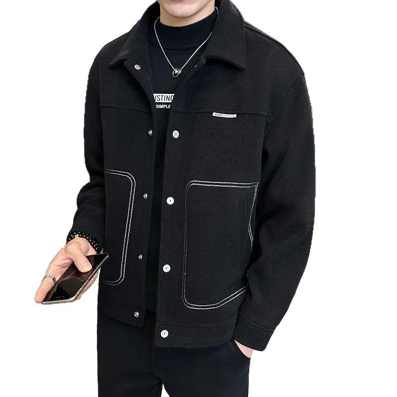 Herbst/Winter Trendige Dicke Herren-Reversjacke - Stilvolle und Vielseitige Oberbekleidung